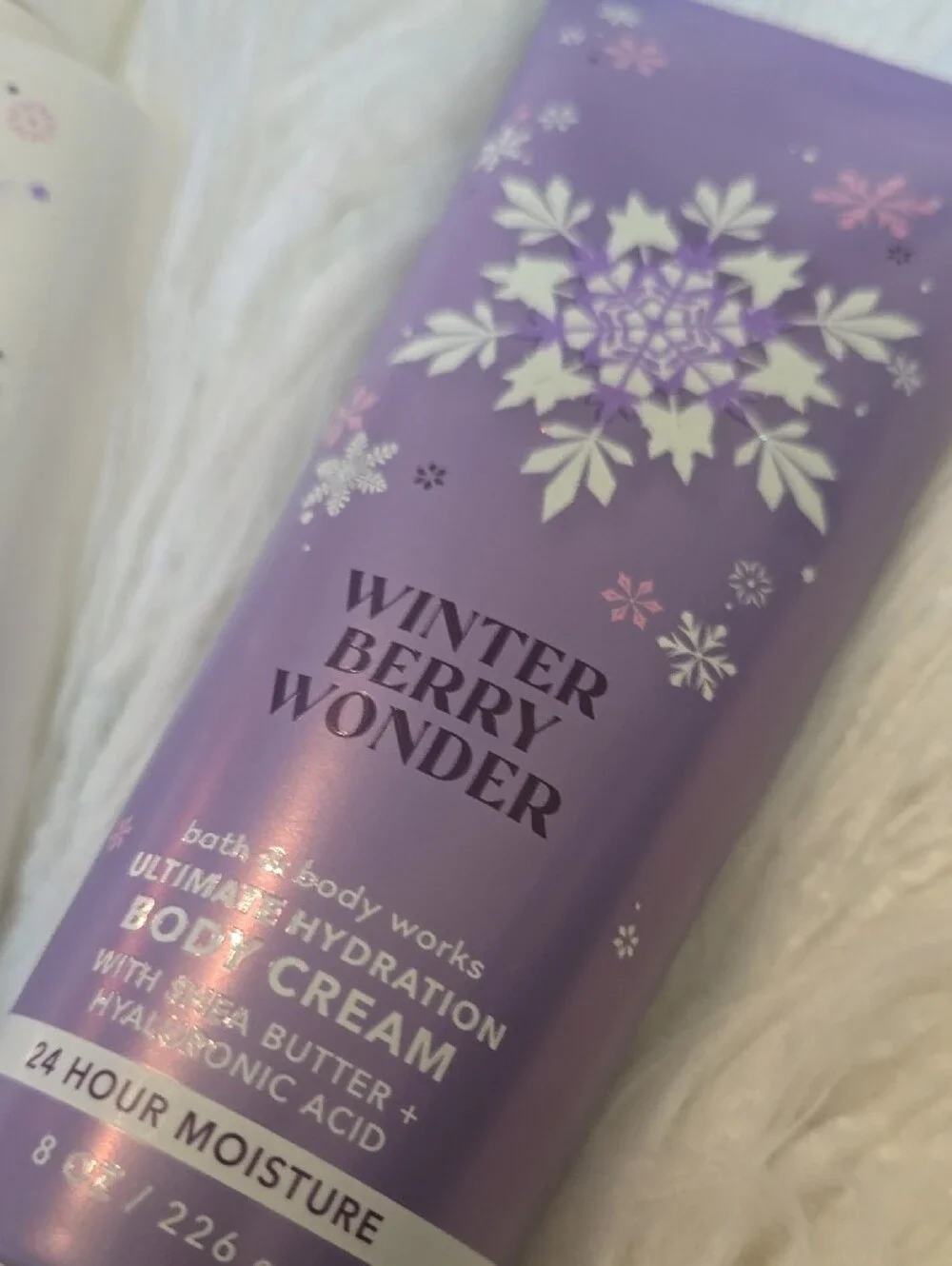Bath & Body Works Winter Berry Wonder Lotion & Creams - Retired